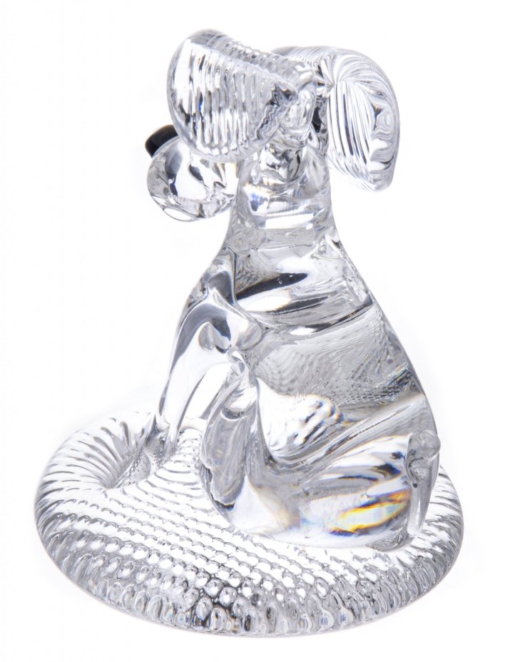 Статуэтка "Собака", стекло, СССР, 1980-1990 гг.