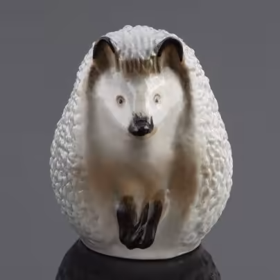 Статуэтка "Ёжик", Ленинградский фарфоровый завод (ЛФЗ)