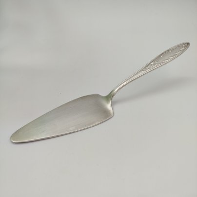 Лопатка для торта "Пламя", мНЦ (медь-никель-цинк), Кольчугинский завод цветных металлов, СССР, 1960-1990 гг.