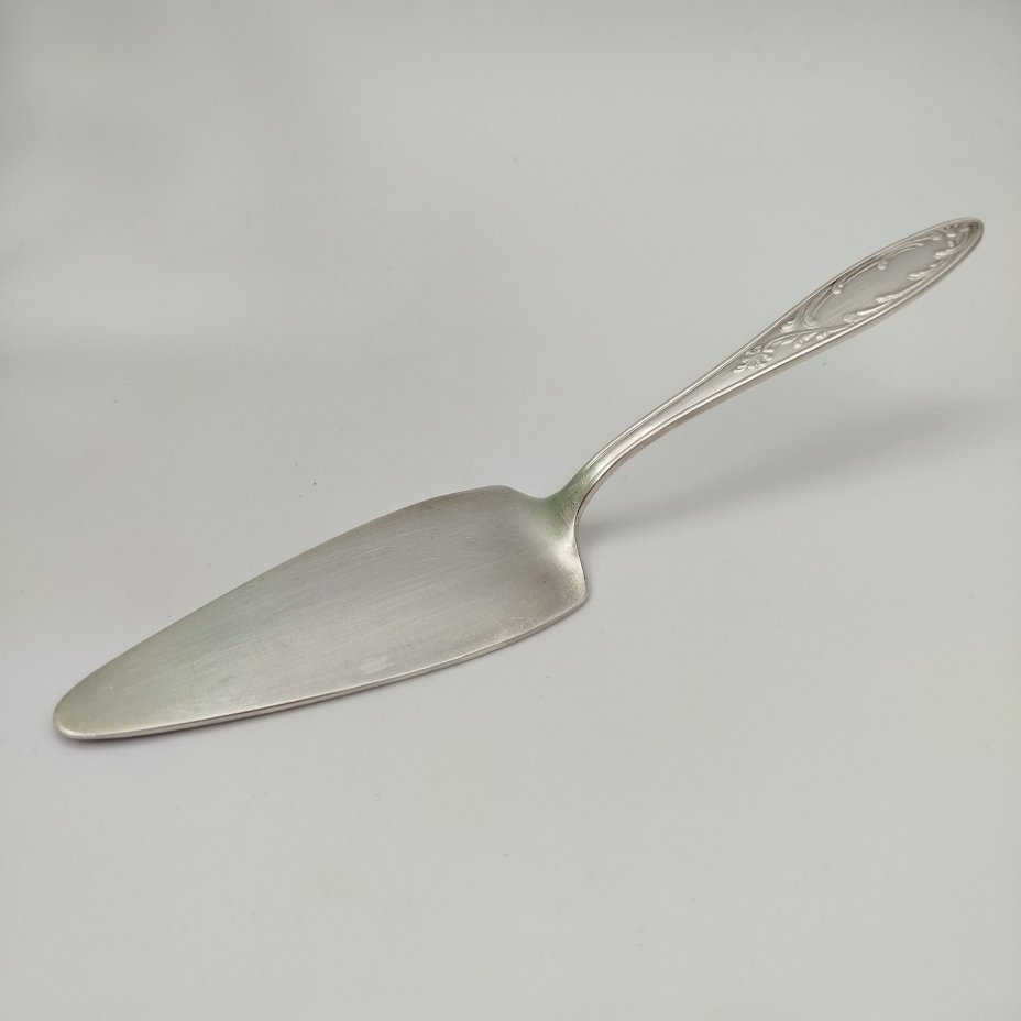 Лопатка для торта "Пламя", мНЦ (медь-никель-цинк), Кольчугинский завод цветных металлов, СССР, 1960-1990 гг.