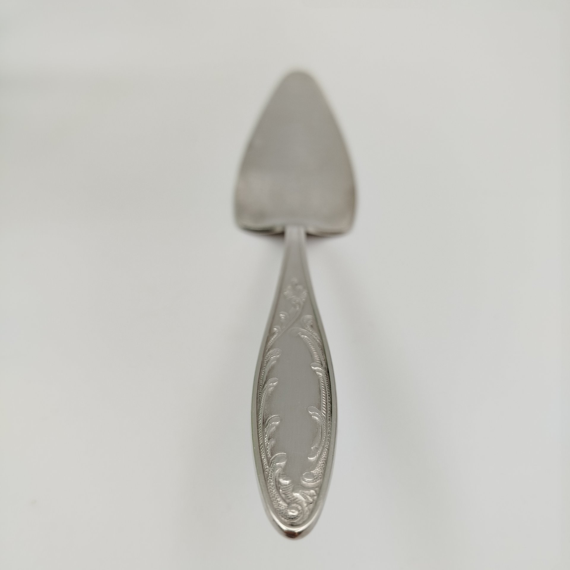 Лопатка для торта "Пламя", мНЦ (медь-никель-цинк), Кольчугинский завод цветных металлов, СССР, 1960-1990 гг.