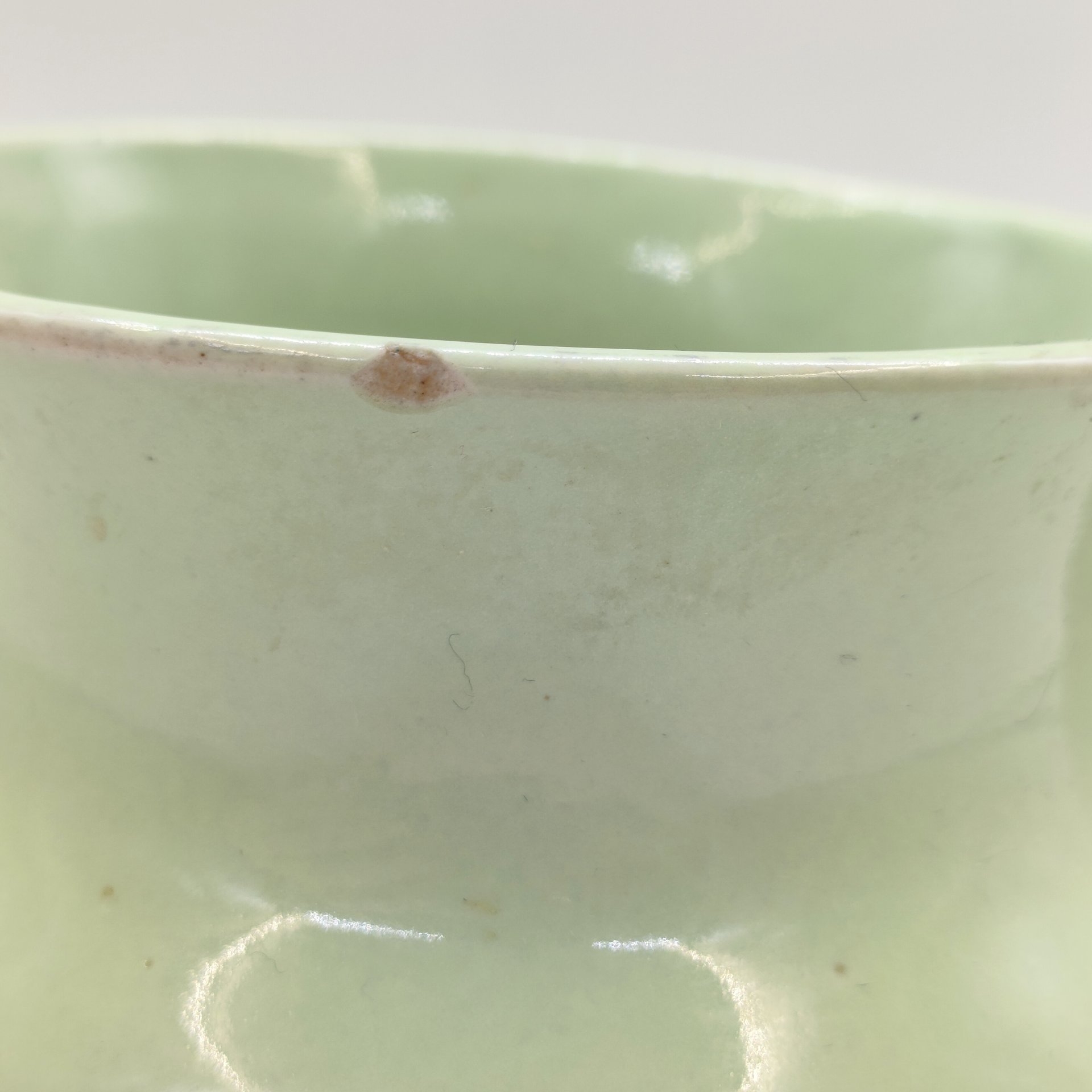 Кувшин мятного оттенка, Славутский завод Стройфарфор (Славута)