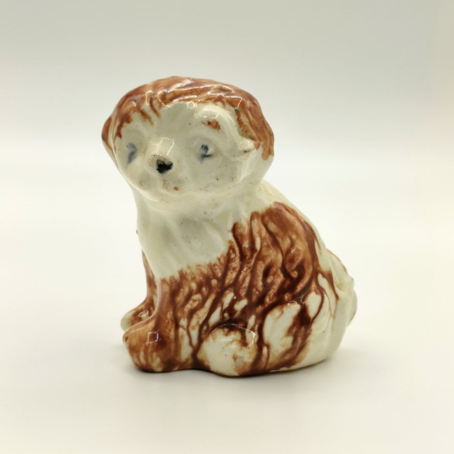 Статуэтка "Собака", керамика, глазурь, СССР, 1940-1960 гг.