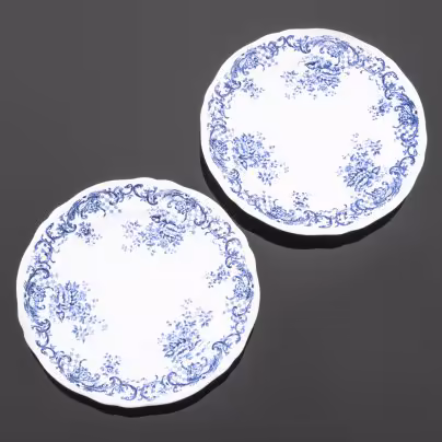 Пара тарелок с растительным декором из серии "Valeria", Villeroy & Boch