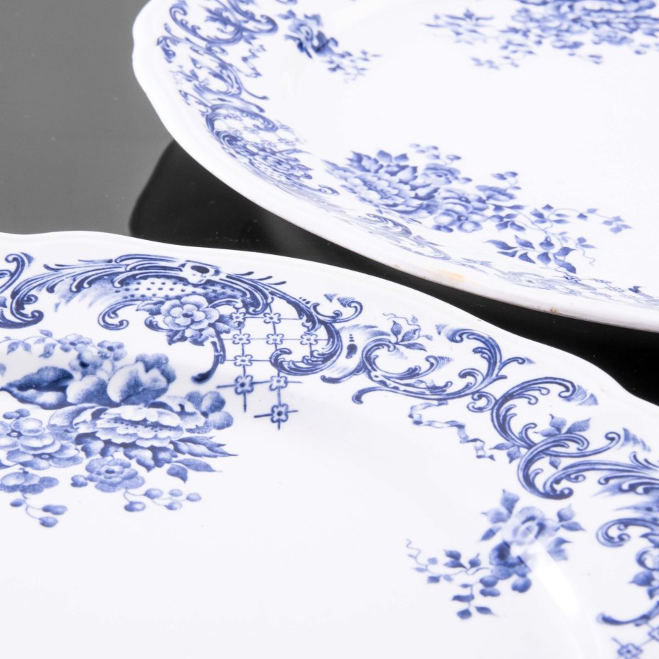 Пара тарелок с растительным декором из серии "Valeria", Villeroy & Boch