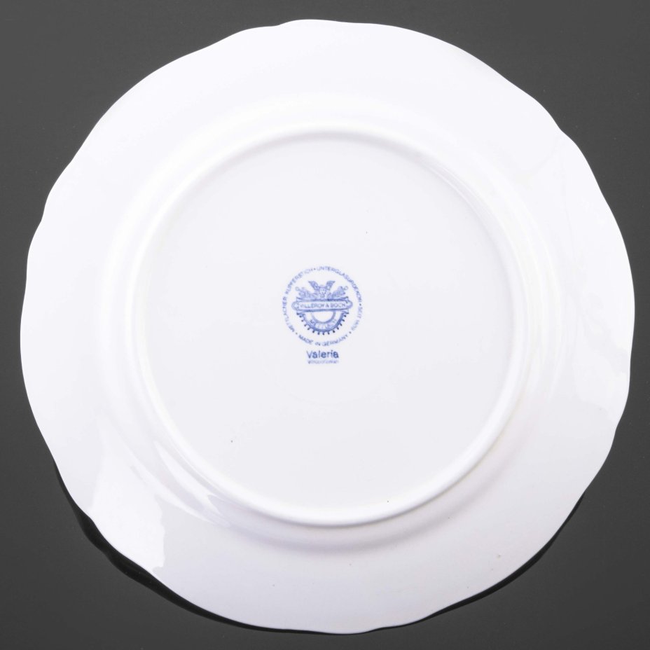 Пара тарелок с растительным декором из серии "Valeria", Villeroy & Boch