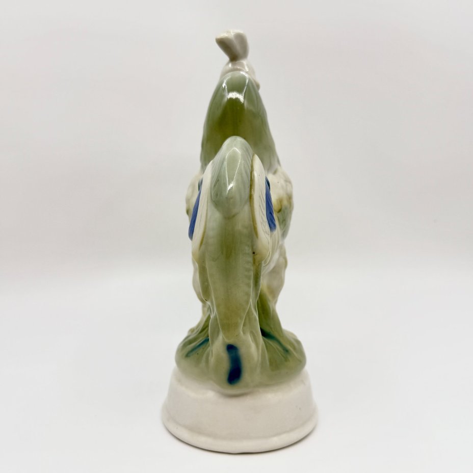 Штоф "Петух", фарфор, роспись, Городницкий фарфоровый завод, СССР, 1953-1957 гг., Городницкий фарфоровый завод