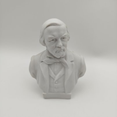 Бюст "Глинка Михаил Иванович", бисквит, Ленинградский завод фарфоровых изделий (ЛЗФИ), Ленинградский завод фарфоровых изделий (ЛЗФИ)