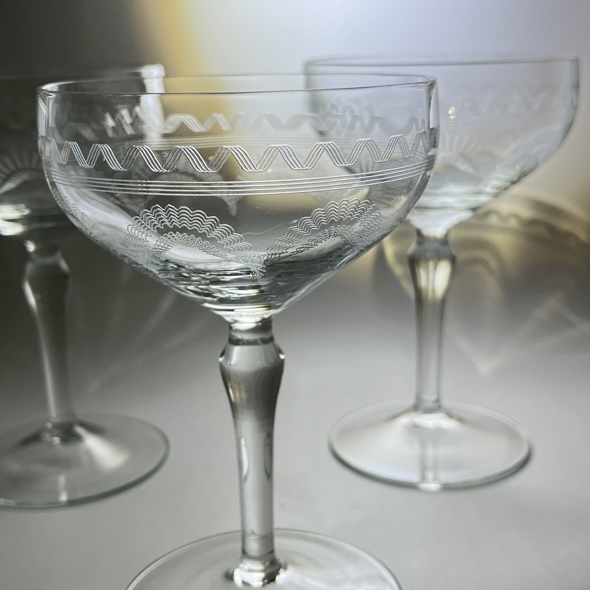 Набор из трех креманок с орнаментальным декором