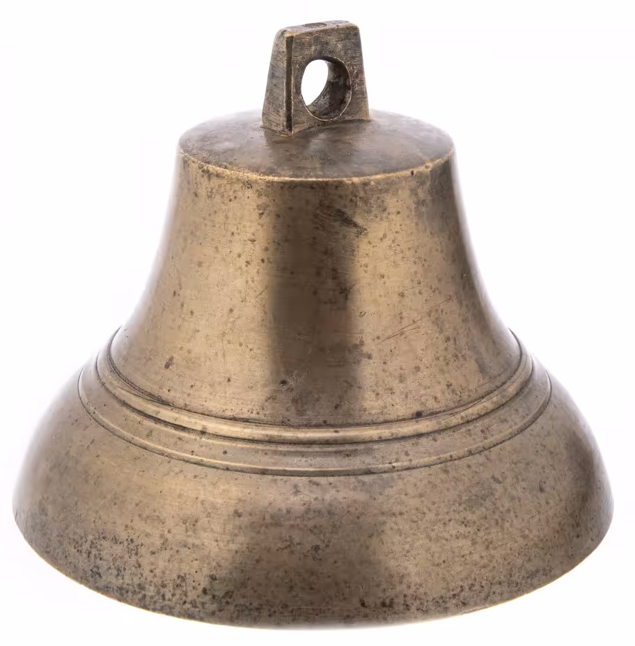 Колокольчик поддужный большой , бронза, литье, Российская Империя, 1870-1917 гг.