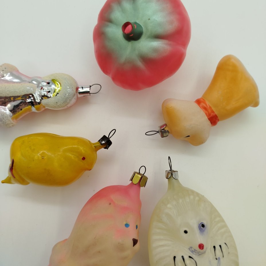 Набор из шести ёлочных игрушек