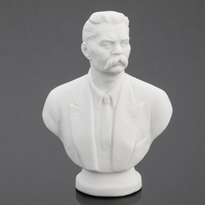 Бюст "Максим Горький", бисквит, Ленинградский фарфоровый завод (ЛФЗ), СССР, 1950-1970 гг.