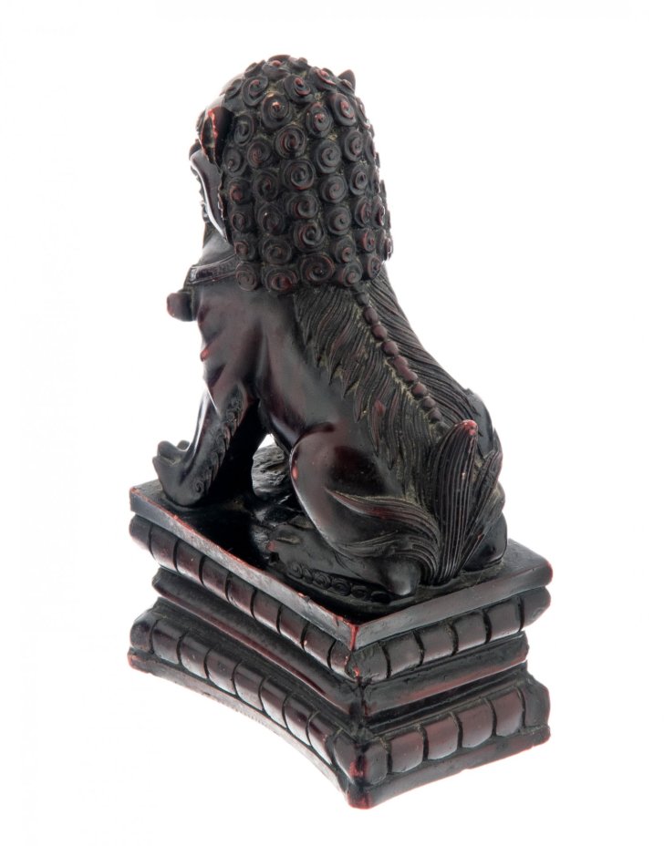 Статуэтка "Собака Фу", полимерный материал, крашение, Китай, 1990-2000 гг.