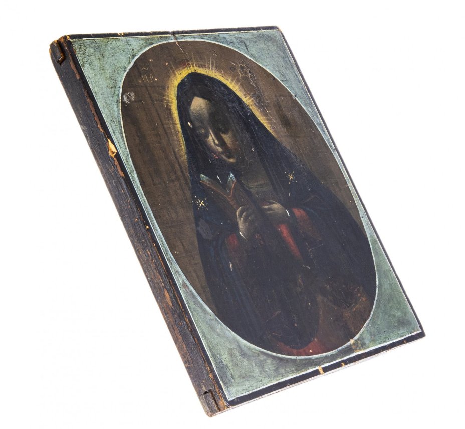 Икона "Калужская Божия Матерь", дерево, масло, Российская Империя, 1850-1890 гг.