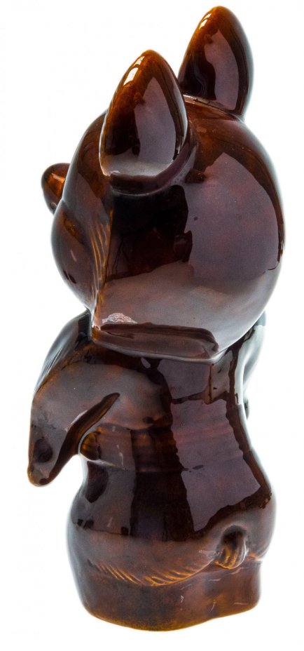 Статуэтка "Олимпийский Мишка", керамика, "ЗиК Конаково", СССР, 1980-1990 гг.