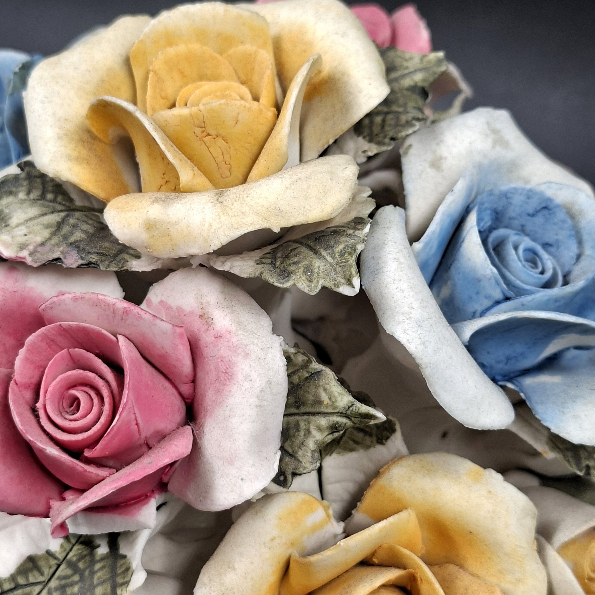 Композиция "Букет цветов", фарфор, роспись, Европа, 1990-2010 гг.