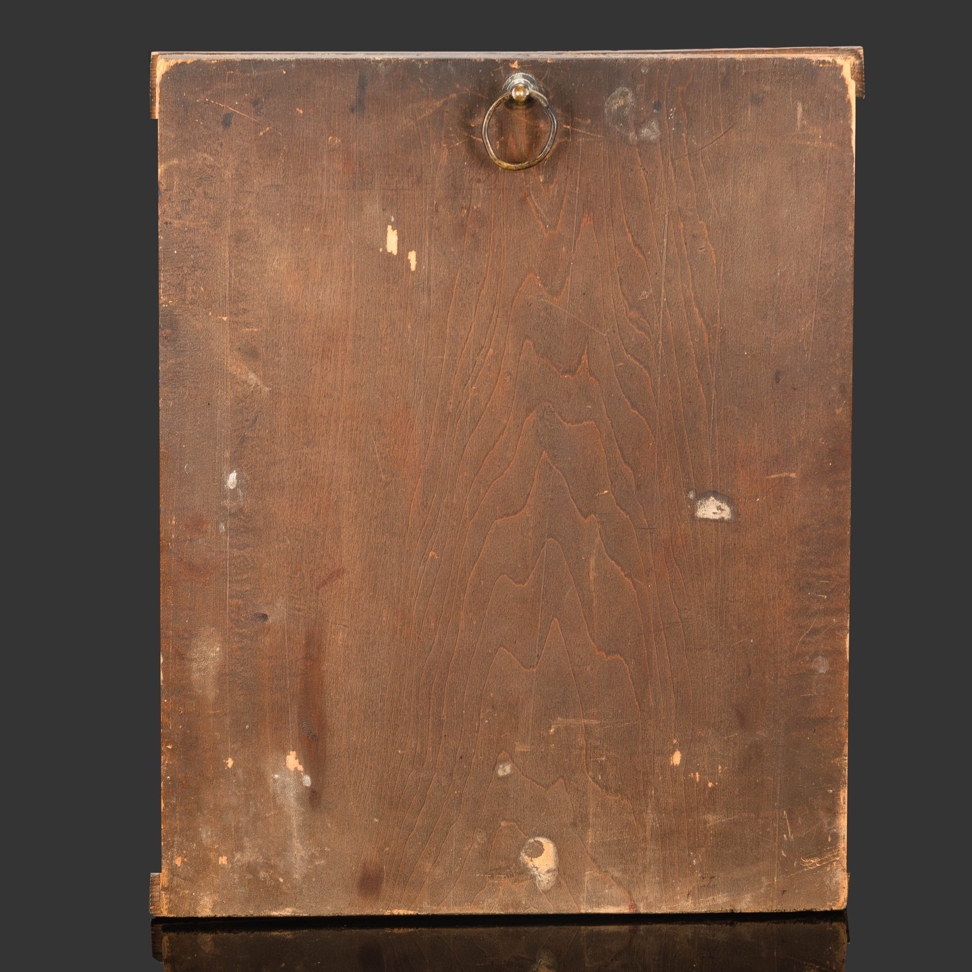 Икона "Свв. прпп. Макарий Унженский и Ефрем Сирин", дерево, масло, Российская империя, 1880-1910 гг.