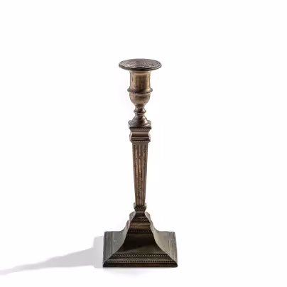 Подсвечник высокий в стиле ампир, бронза, литьё, Западная Европа, 1900-1930 гг.