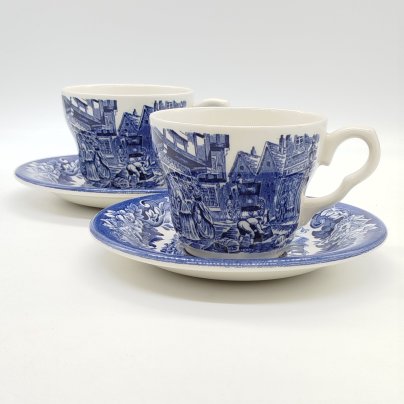 Набор из 2-х чайных пар "Old Curiosity Shop", серия "Диккенс", English Ironstone Tableware (EIT)