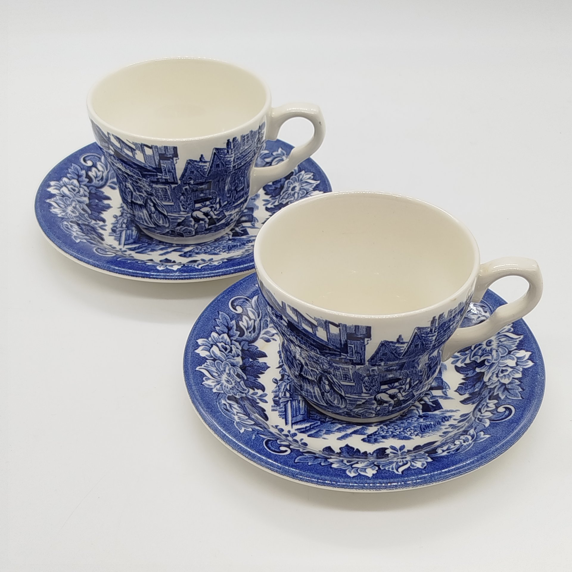 Набор из 2-х чайных пар "Old Curiosity Shop", серия "Диккенс", English Ironstone Tableware (EIT)