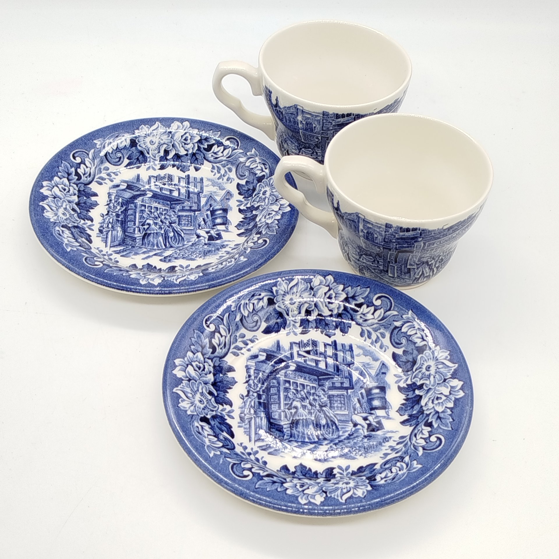 Набор из 2-х чайных пар "Old Curiosity Shop", серия "Диккенс", English Ironstone Tableware (EIT)
