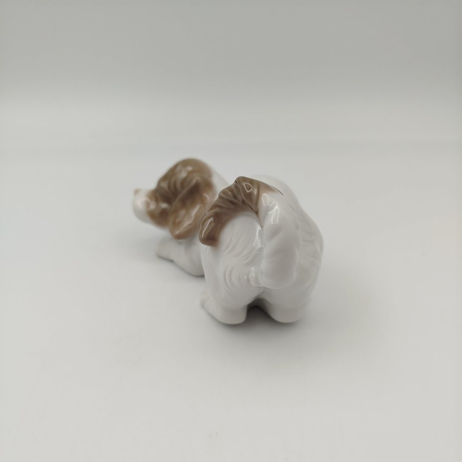 Статуэтка "Щенок", фарфор, роспись, NAO Porcelain, Испания, 1982-1989 гг.
