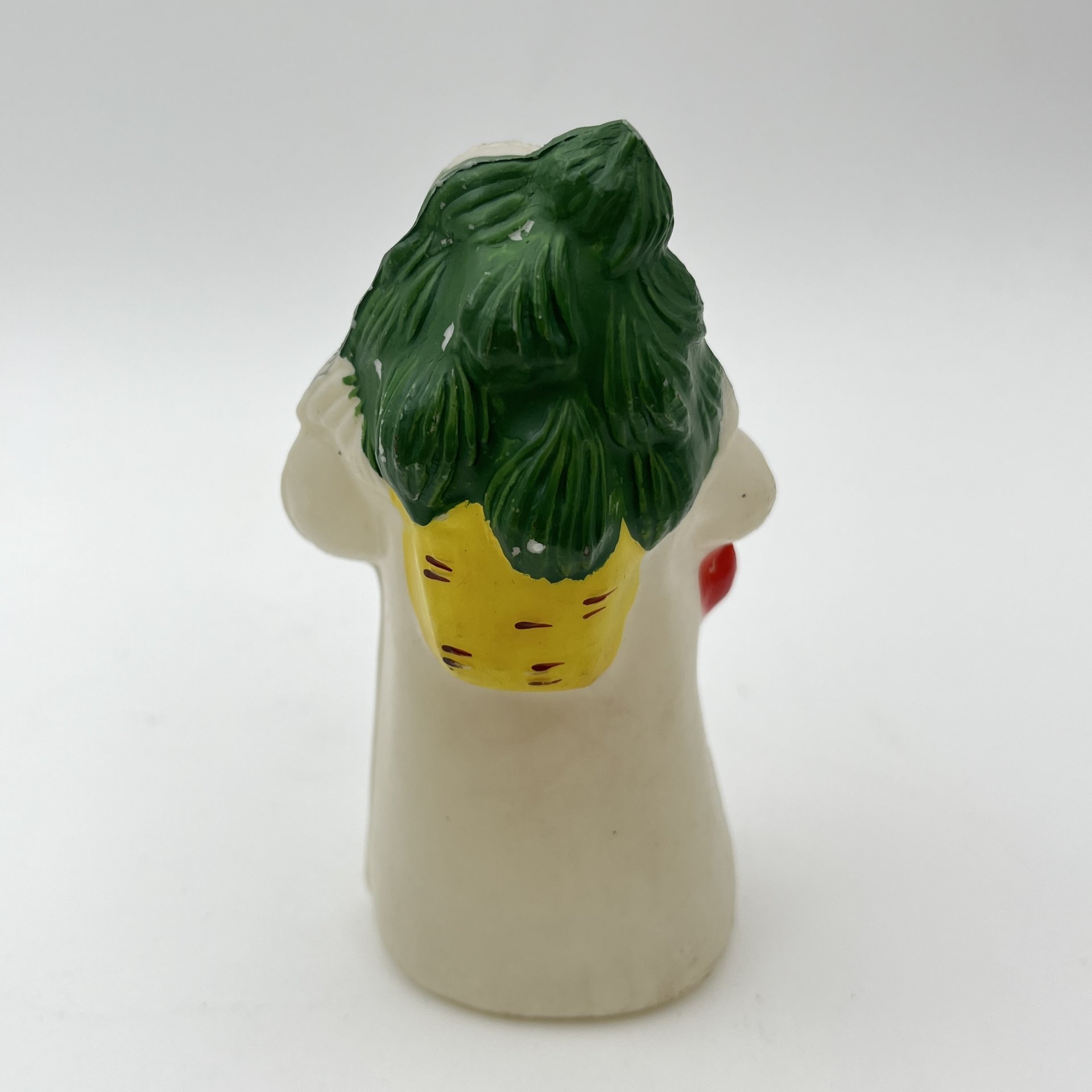 Игрушка новогодняя (под елку) "Дед мороз с подарками", пластик, роспись, СССР, 1960-1980 гг.