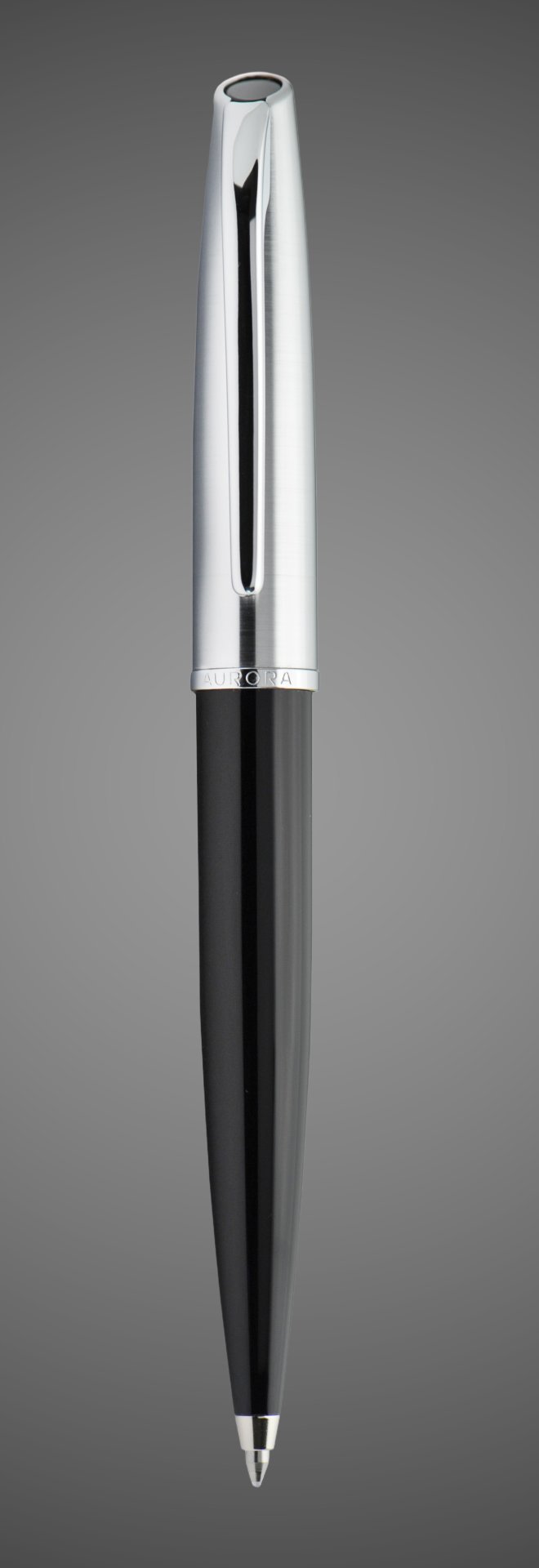 Шариковая ручка Aurora Style Black CT, в подарочной коробке, Лаки и смолы: смола, хром