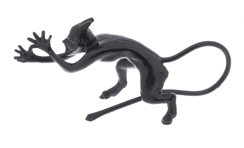 Статуэтка "Чертик", чугун, крашение, Каслинский чугунолитейный завод, СССР, 1980-1990 гг.