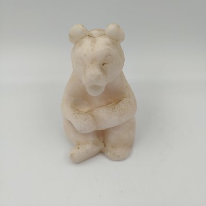 Статуэтка "Медведь", ангидрит, резьба, СССР, 1950-1970 гг.