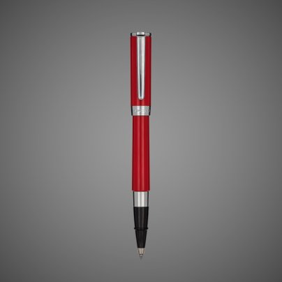 Ручка-роллер Aurora TU Resin Red CT, в подарочной коробке, Лаки и смолы: смола, хром