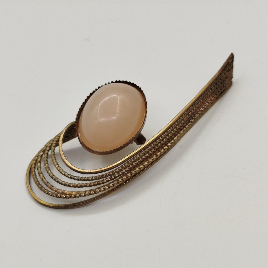 Брошь "Комета", металл, композитный материал, СССР, 1960-1980 гг.