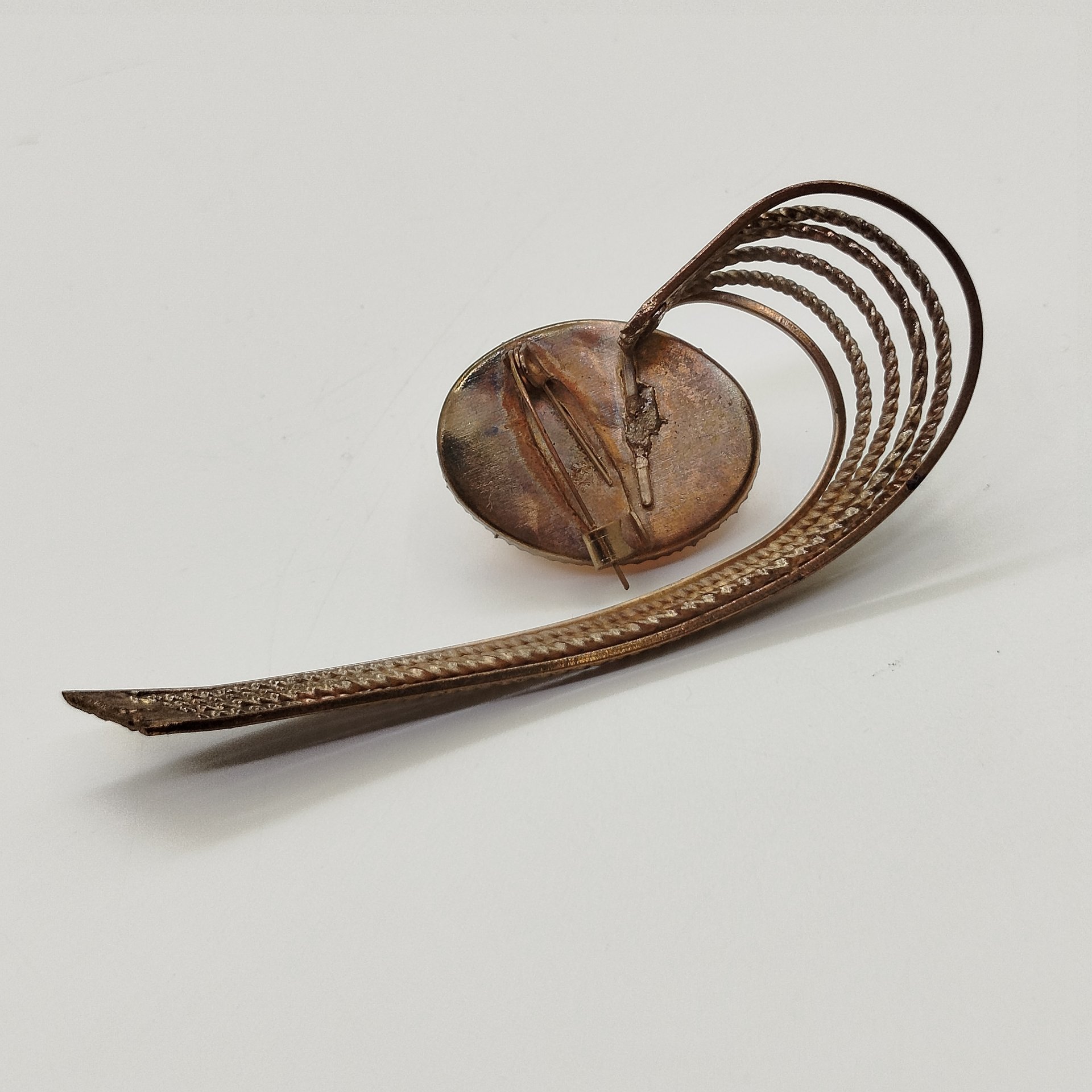 Брошь "Комета", металл, композитный материал, СССР, 1960-1980 гг.