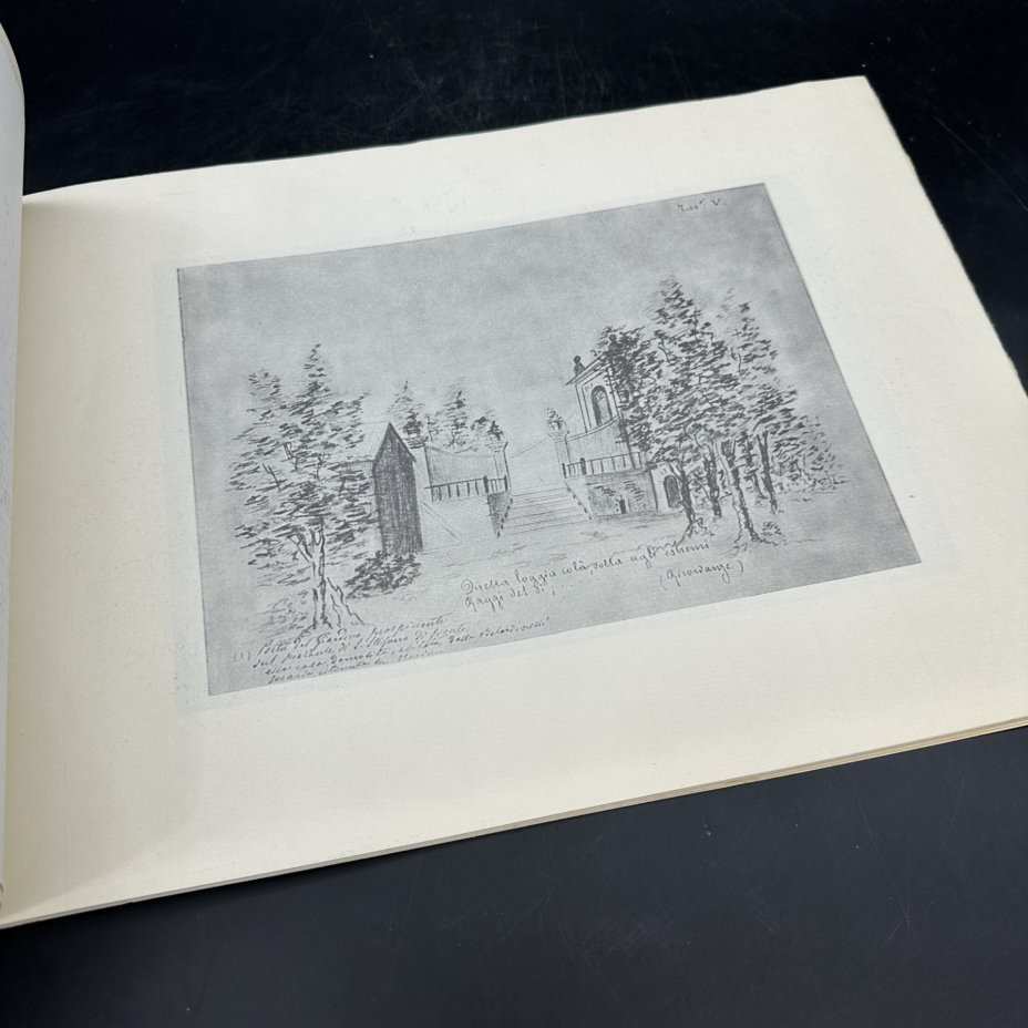 Альбом "La recanati di Giacomo Leopardi nelle opere di augusto mazzagalli" (на итальянском)