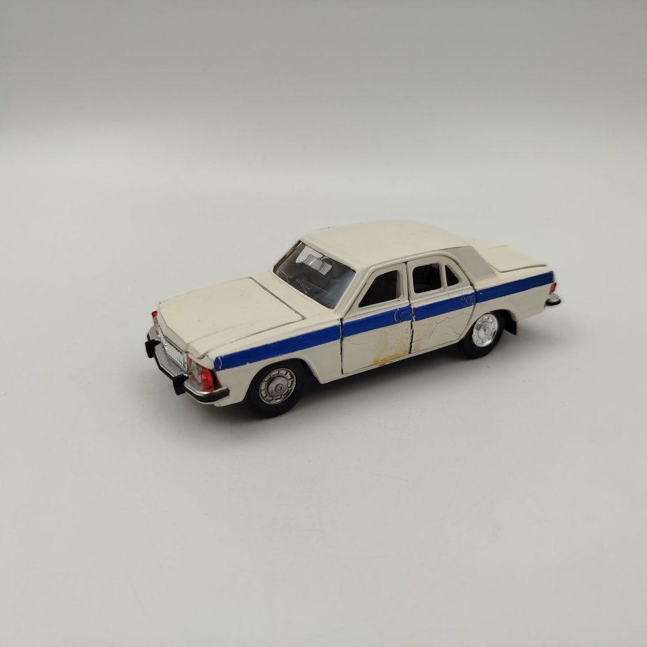 Модель автомобиля "ГАЗ 3102" (Волга), металл, пластик, СССР, 1980-1990 гг.