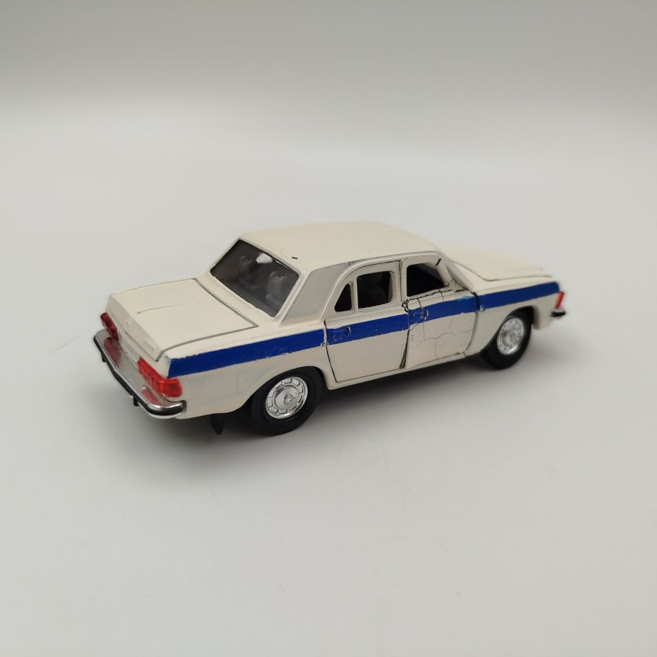 Модель автомобиля "ГАЗ 3102" (Волга), металл, пластик, СССР, 1980-1990 гг.