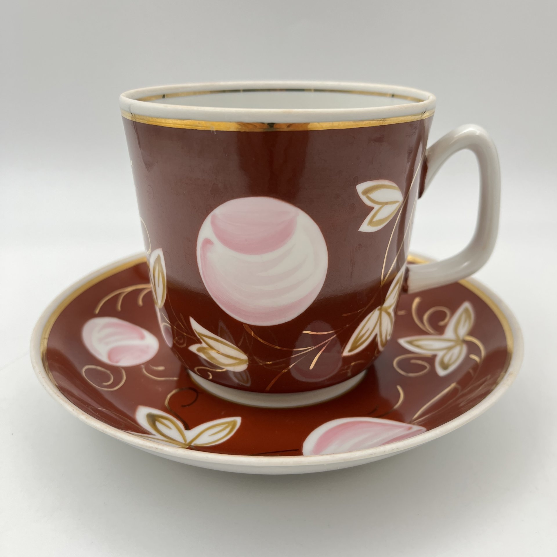 Чайная пара "Слива", автор А.А. Чекулина