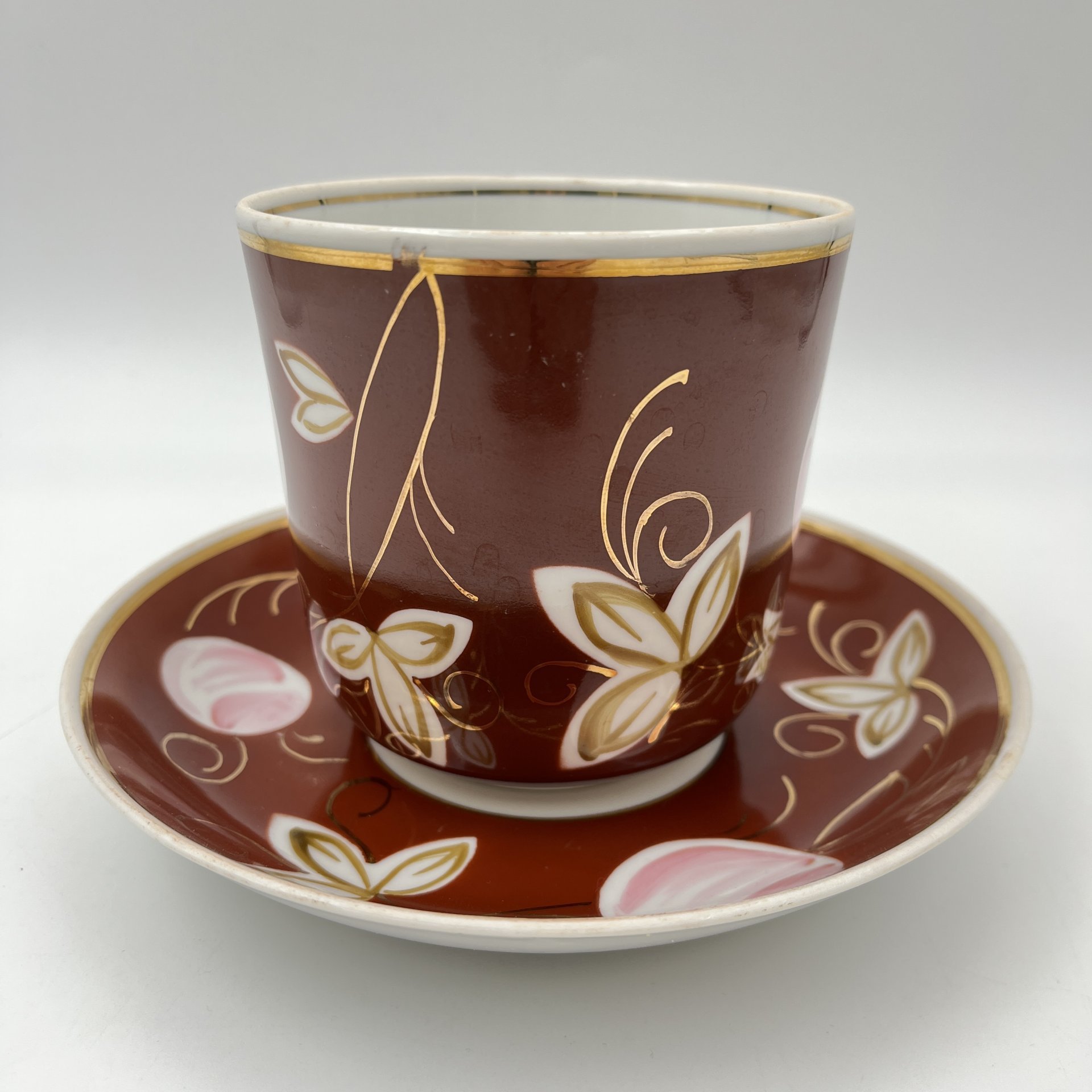 Чайная пара "Слива", автор А.А. Чекулина