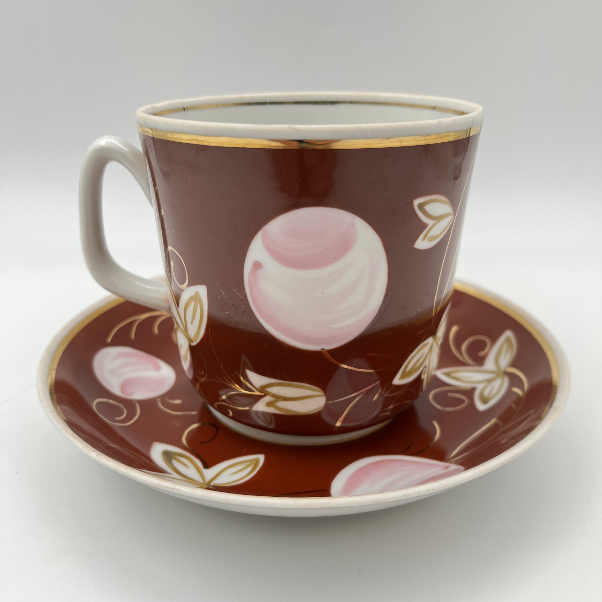 Чайная пара "Слива", автор А.А. Чекулина