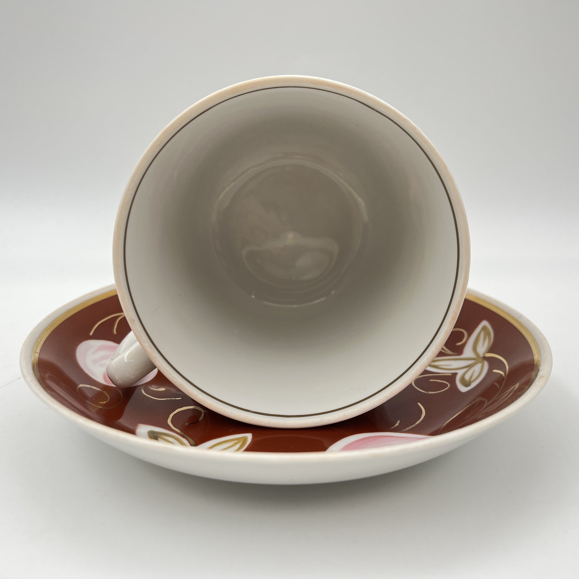 Чайная пара "Слива", автор А.А. Чекулина