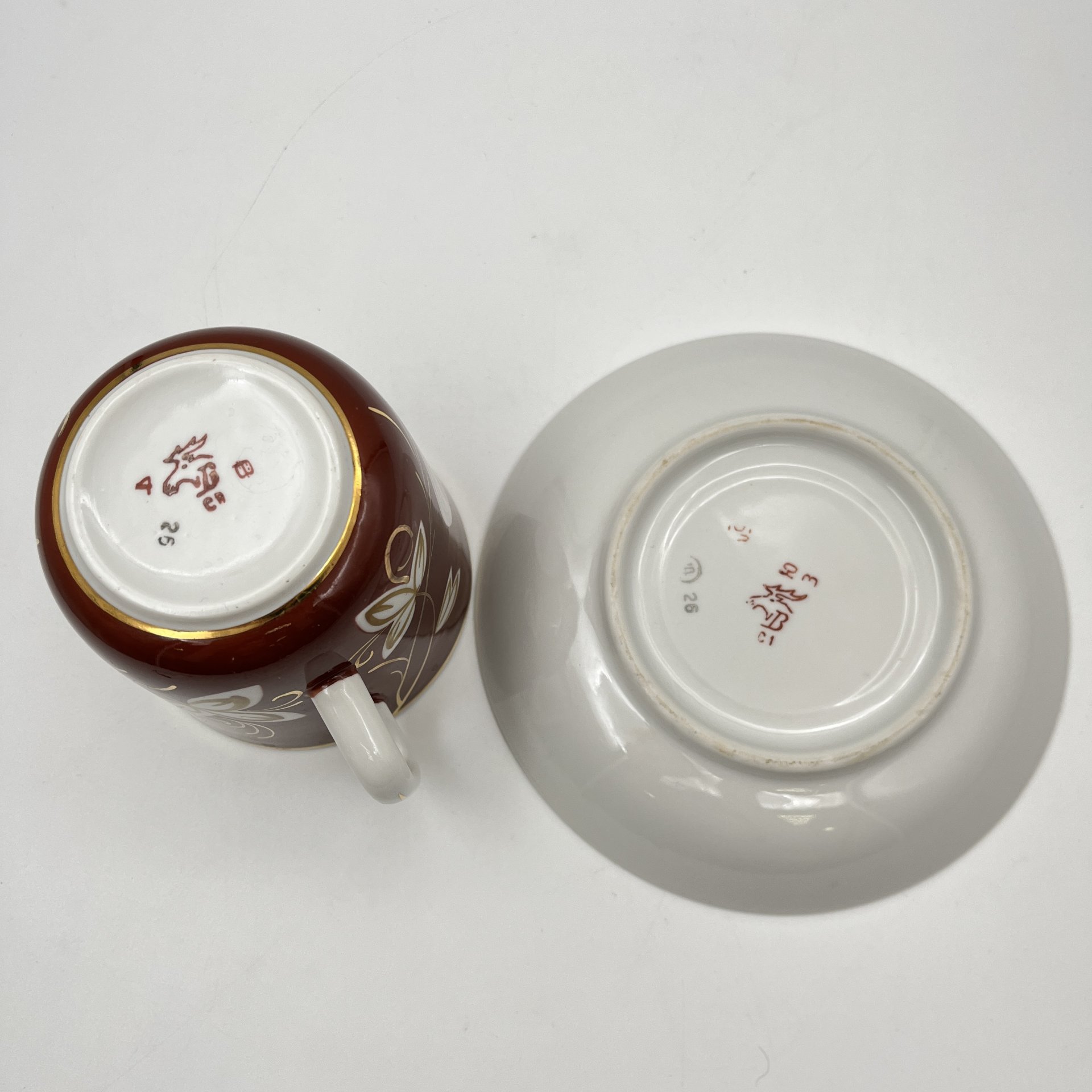 Чайная пара "Слива", автор А.А. Чекулина