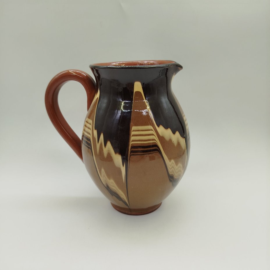 Кувшин с абстрактным декором, керамика, СССР, 1960-1980 гг.