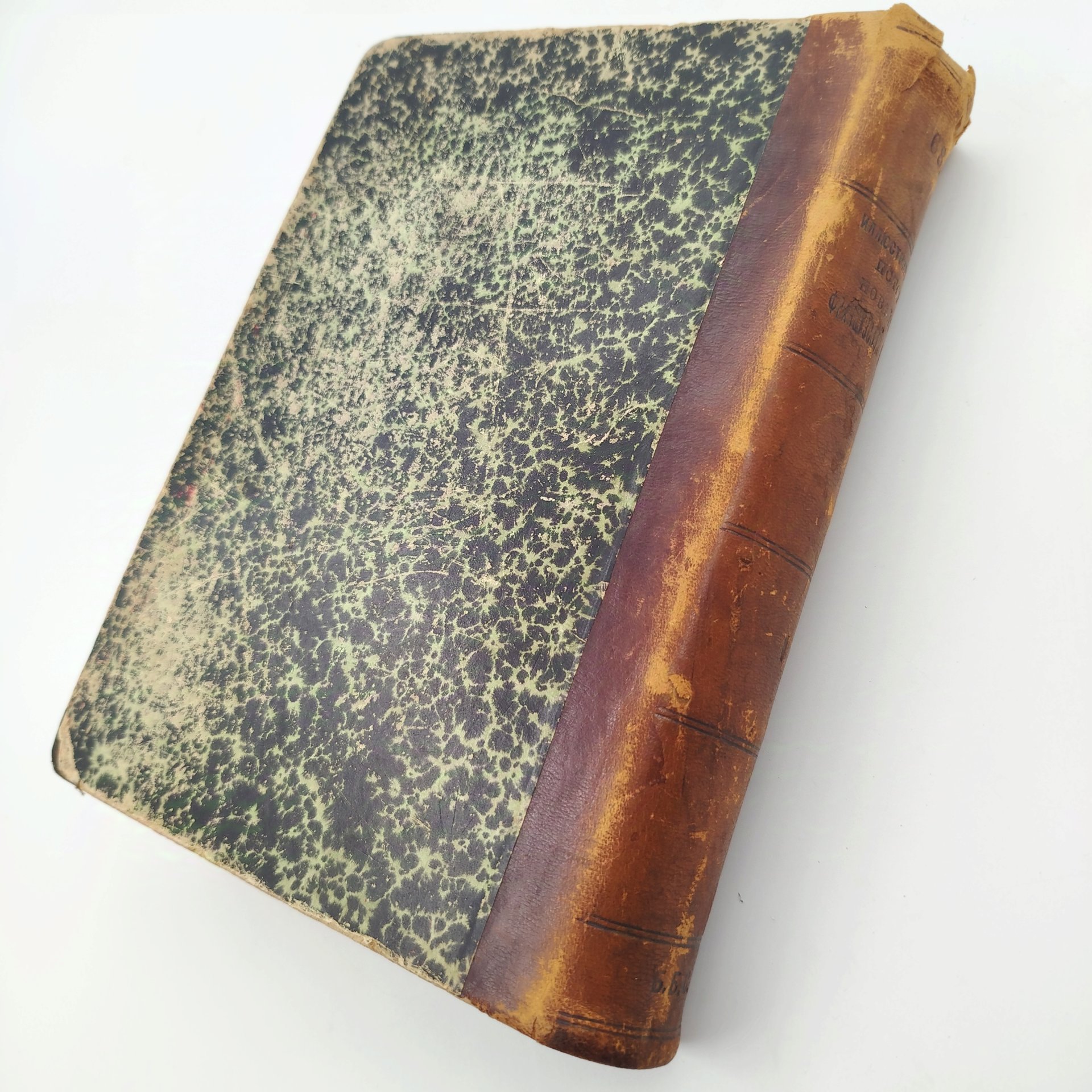 Книга "Иллюстрированная история новейшей французской литературы (1800-1900 гг.)", перевод под ред. Ю.В. Веселовского, вступительная статья А.Н. Веселовского, бумага, печать, кожаный корешок