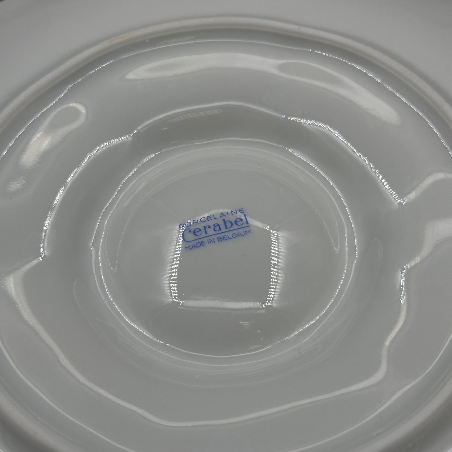 Набор из 6 тарелок для подачи устриц с окантовкой золотой лентой Cerabel Porcelain