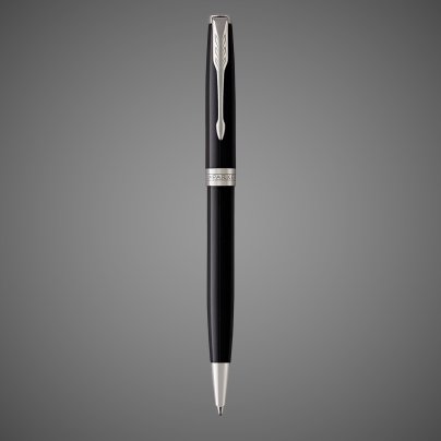 Шариковая ручка Parker Sonnet , Lacquer Deep Black CT, стержень: M, цвет чернил: black , в подарочной упаковке, Лаки и смолы: лак, латунь, нержавеющая сталь, палладий