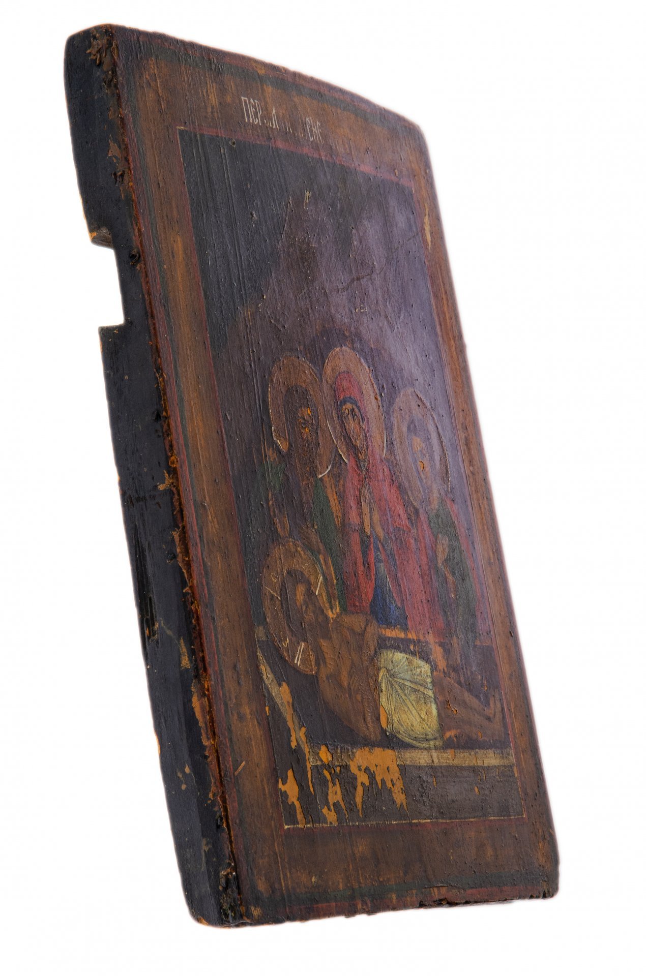 Икона "Положение во гроб", дерево, темпера, Российская Империя, 1850-1900 гг.