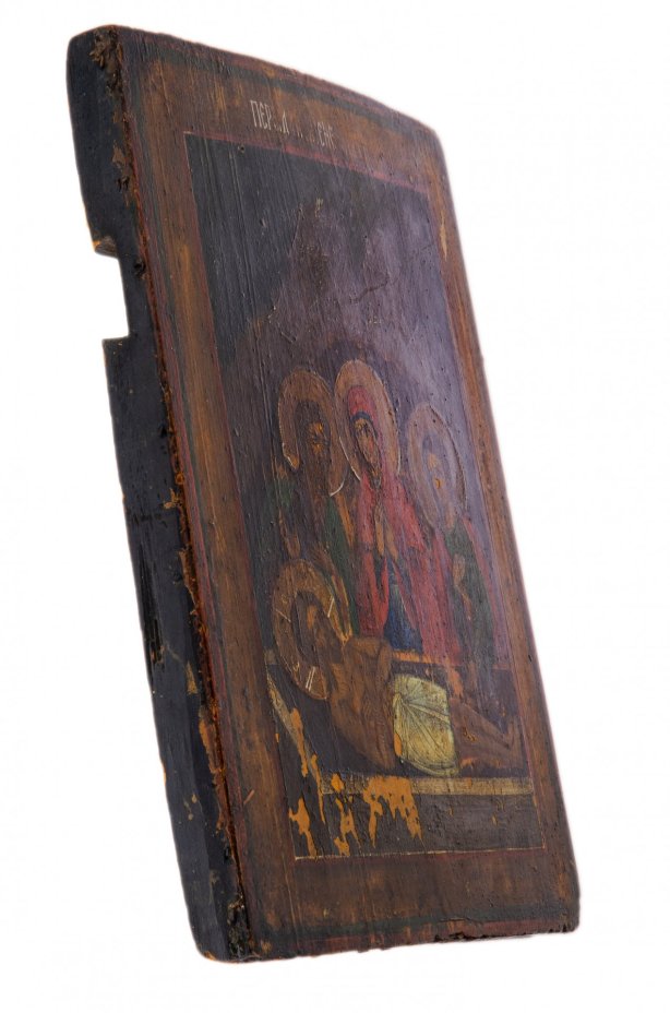 Икона "Положение во гроб", дерево, темпера, Российская Империя, 1850-1900 гг.
