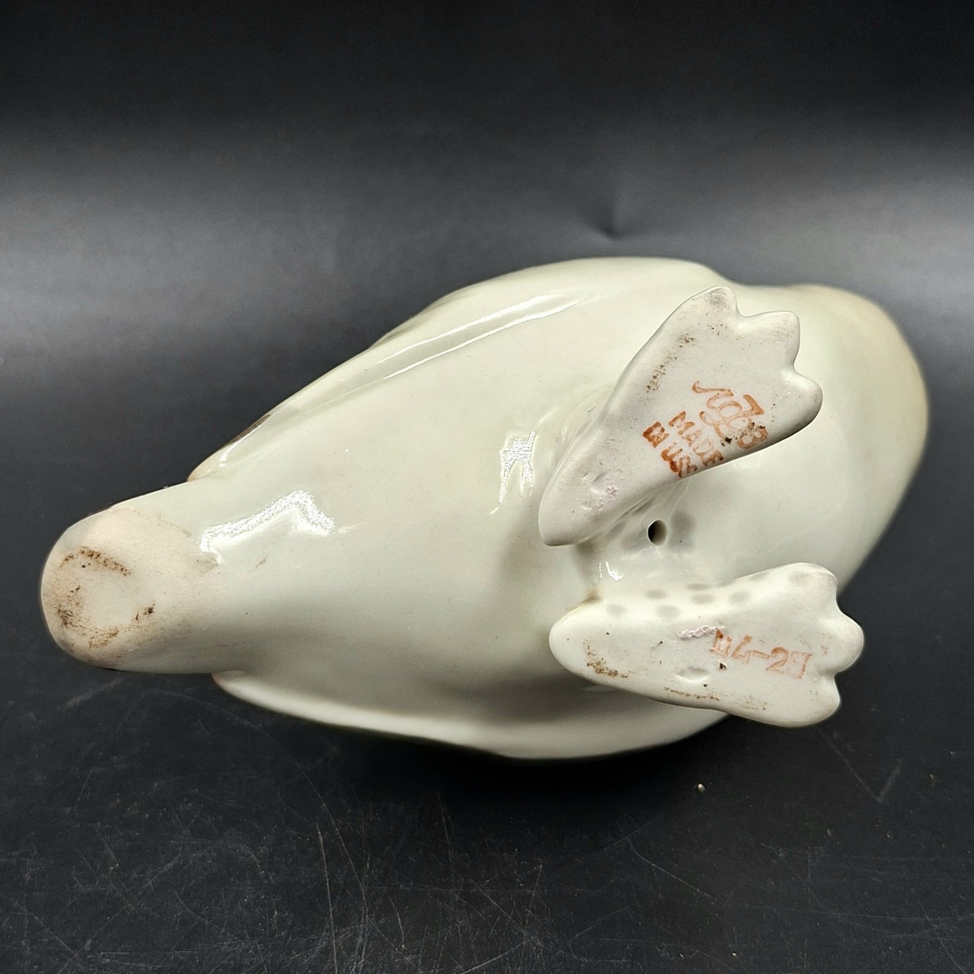 Статуэтка "Куропатка", скульптор П.П. Веселов, фарфор, роспись, Ленинградский фарфоровый завод (ЛФЗ), СССР, 1970-1992 гг.