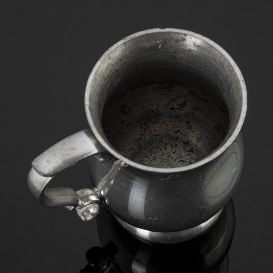 Молочник лаконичной формы с фигурной ручкой, English Pewter Company, English Pewter Company
