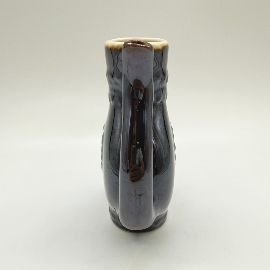 Поильник с рельефным декором, керамика, крытьё, СССР, 1980-1990 гг.